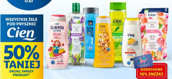 Lidl WSZYSTKIE ŻELE POD PRYSZNIC Cien oferta
