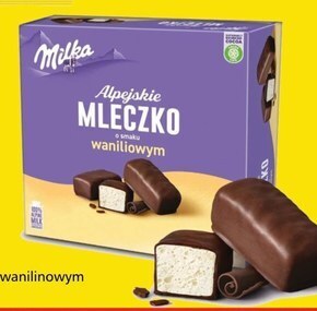 Społem Milka alpejskie mleczko pianka o smaku waniliowym 330 g oferta