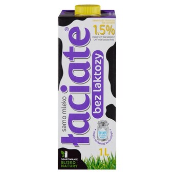 E.Leclerc Łaciate mleko uht bez laktozy 1,5 % 1 l oferta