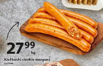 Auchan Kiełbaski cienkie merguez 1kg oferta