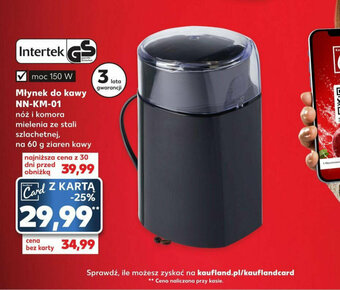 Kaufland Młynek do kawy NN-KM-01 oferta