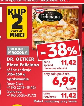 Kaufland DR. OETKER Pizza Feliciana 315-360 g oferta