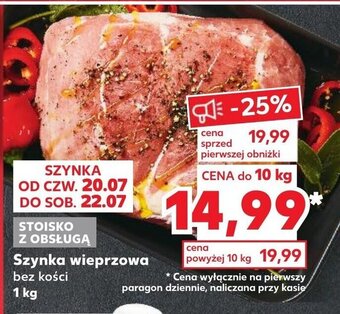 Kaufland Szynka wieprzowa 1 kg oferta