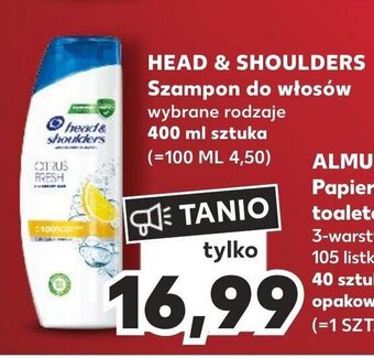 Kaufland HEAD & SHOULDERS Szampon do włosów 400 ml oferta