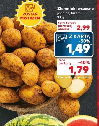 Kaufland Ziemniaki wczesne 1 kg oferta