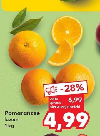 Kaufland Pomarańcze 1 kg oferta
