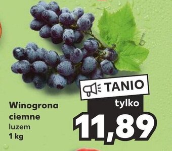 Kaufland Winogrona ciemne 1 kg oferta