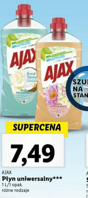 Lidl AJAX Płyn uniwersalny 1l oferta
