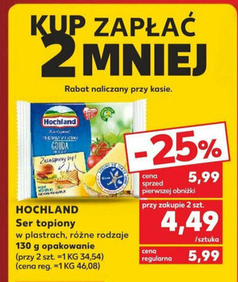 Kaufland HOCHLAND Ser topiony 130 g oferta