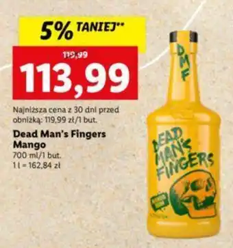 Lidl Dead Man's Fingers Mango 700ml oferta