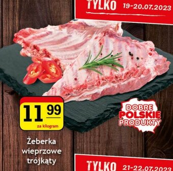 Gram Market Żeberka wieprzowe trójkąty 1kg oferta