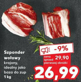 Kaufland Szponder wołowy 1 kg oferta