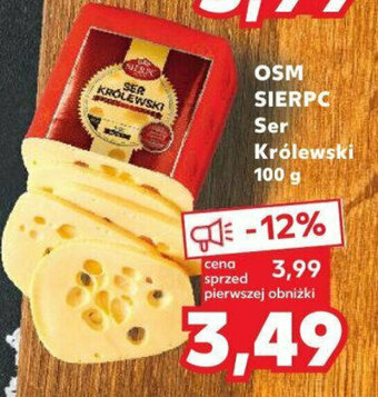 Kaufland OSM SIERPC Ser Królewski 100g oferta
