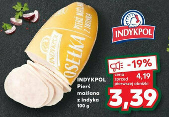 Kaufland INDYKPOL Pierś maślana z indyka 100 g oferta