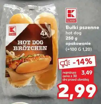 Kaufland Bułki pszenne 250 g opakowanie oferta