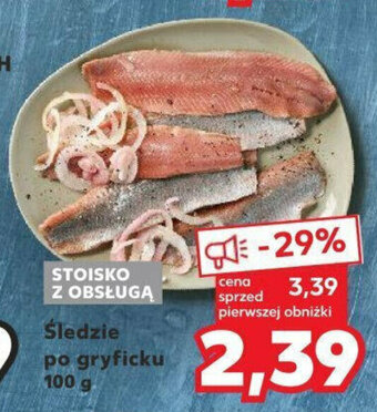 Kaufland Śledzie po gryficku 100 g oferta