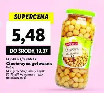 Lidl Ciecierzyca gotowana oferta