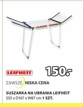 JYSK Suszarka na ubrania leifheit oferta