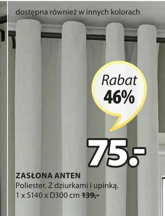 JYSK Zasłona anten oferta