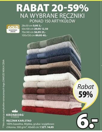 JYSK Ręcznik karlstad oferta