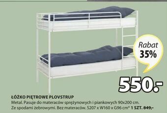 JYSK Łóżko piętrowe plovstrup oferta