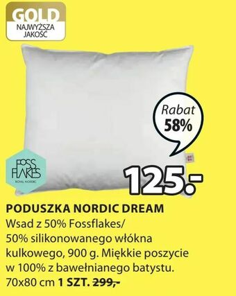 JYSK Poduszka nordic dream oferta