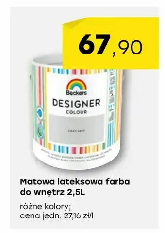 Patio Color Matowa lateksowa farba do wnętrz 2,5L oferta