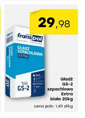 Patio Color Gładź GS-2 szpachlowa Extra biała 20kg oferta