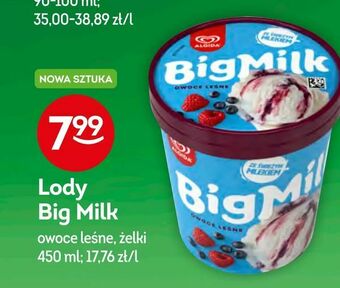 Żabka Lody big milk oferta