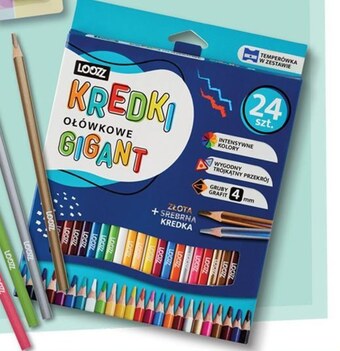 Biedronka Kredki ołówkowe loozz oferta