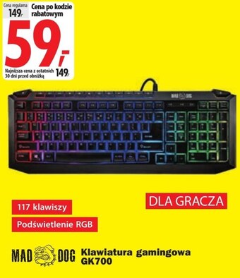 Media Expert Klawiatura mad dog oferta