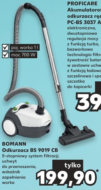 Kaufland Odkurzacz bomann oferta
