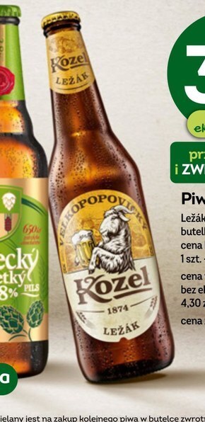 Kozel ležák piwo jasne 500 ml