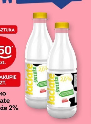 Żabka Łaciate mleko świeże 2,0 % 1 l oferta