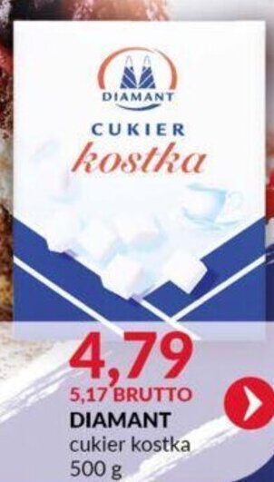 Eurocash DIAMANT cukier kostka 500 g oferta