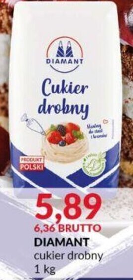 Eurocash DIAMANT cukier drobny 1 kg oferta