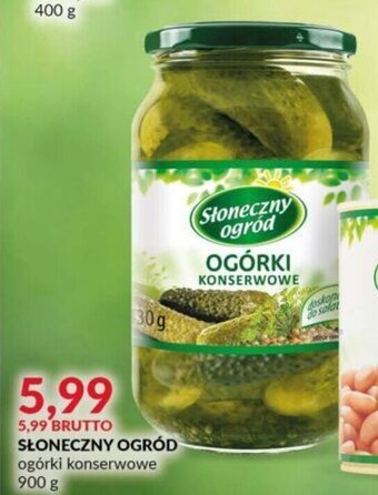 Eurocash SŁONECZNY OGRÓD ogórki konserwowe 900 g oferta