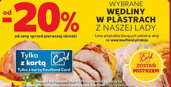 Kaufland WYBRANE WĘDLINY W PLASTRACH Z NASZEJ LADY oferta