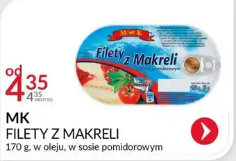 Eurocash MK FILETY Z MAKRELI 170 g, w oleju, w sosie pomidorowym oferta