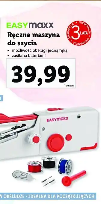 Lidl Maszyna do szycia ręczna oferta