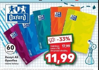 Kaufland Zeszyt a5/60 kartek oferta