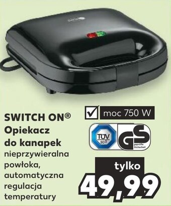 Kaufland Opiekacz do kanapek switch on oferta