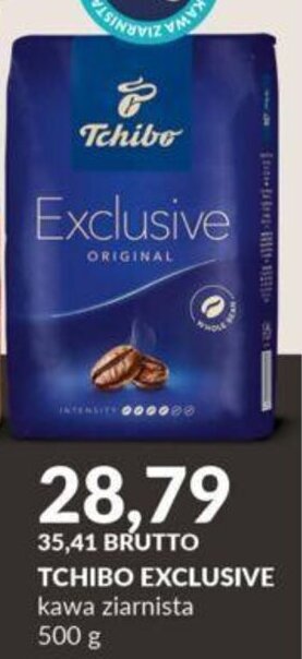 Eurocash TCHIBO EXCLUSIVE kawa ziarnista 500 g oferta