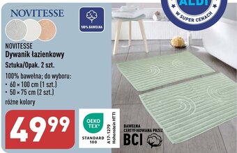 ALDI NOVITESSE Dywanik łazienkowy Sztuka/0pak. 2 szt. oferta