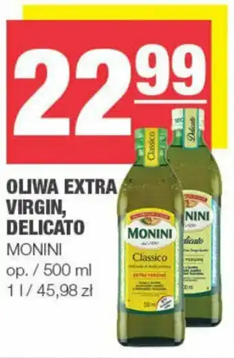 Spar MONINI OLIWA EXTRA VIRGIN, DELICATO 500ml oferta