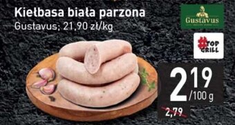 Stokrotka Kiełbasa biała parzona Gustavus; 100g oferta