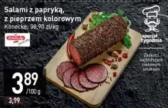 Stokrotka Salami z papryką, z pieprzem kolorowym Könecke; 100g oferta