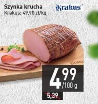 Stokrotka Szynka krucha Krakus; 100g oferta