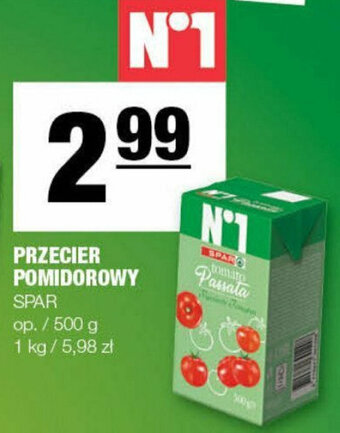 Spar SPAR PRZECIER POMIDOROWY 500g oferta