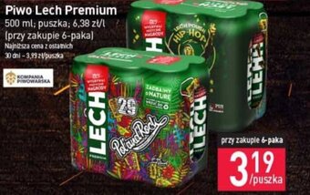 Stokrotka Piwo Lech Premium 500 ml; oferta